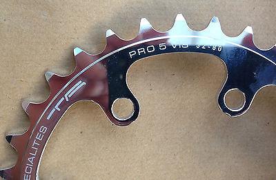 T.A. Pro 5 Vis Cyclotouriste 50.4mm / 80mm PCD alloy chain rings