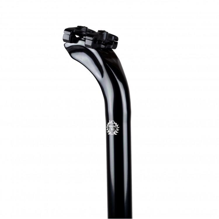 Velo Orange Grand Cru 27.2mm Alloy Seat Post BLACK with 30.2mm of set-back