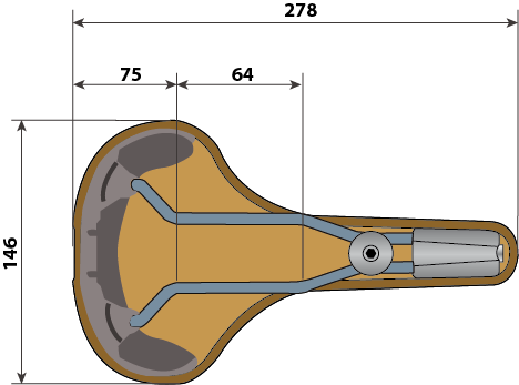 Gilles Berthoud Galibier Saddle with Titanium Rails – Velo Duo Cycles