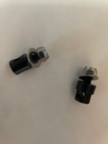 CLEARANCE Mudguard / Fender Stay 5mm eyelet bolts (x2) BLACK