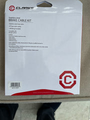 CLEARANCE! - Clarks Stainless Steel Brake Cable Kit - Universal