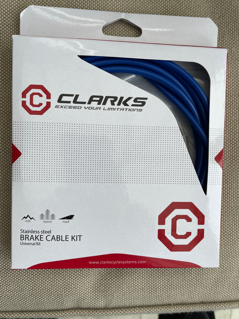 CLEARANCE! - Clarks Stainless Steel Brake Cable Kit - Universal
