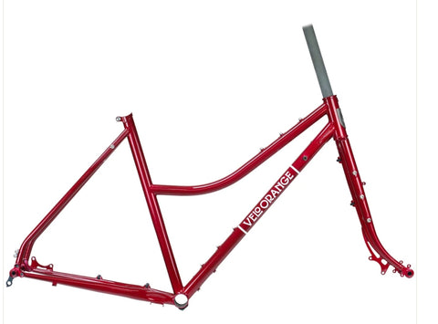 Velo Orange Polyvalent Low Kicker Steel Frameset for Disc Brakes All Sizes Touring