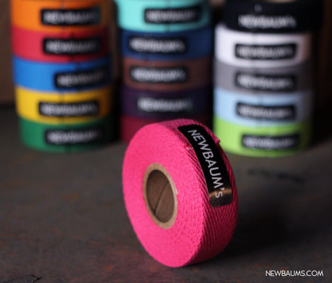 2 Reel Newbaum's  Cotton Handlebar Tape Various Colours