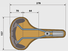 Gilles Berthoud Aravis Saddle with Titanium Rails